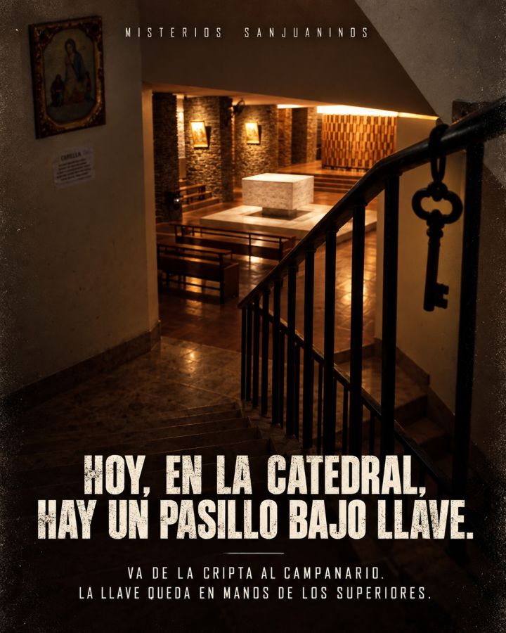 El pasillo bajo llave de la Catedral